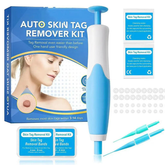 2 in 1 Skin Tag Remover Device Painless Mole Wart Remover Equipment Skin Tag Treatments Tool Skin Tags Removal Device